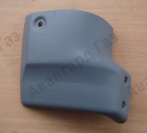 Ласта заднего бампера Газель 2705 н\о серая левая