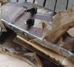 Поддон картер двигателя Газель Бизнес (2 штуцера с боку)