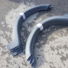 Накладка под крылом (серп) Газель БИЗНЕС левая пластик